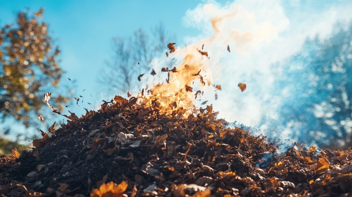 750€ d’amende si vous brûlez vos déchets verts