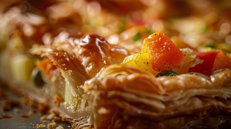 Tarte rustique aux légumes oubliés