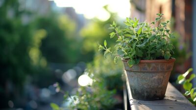 Transformez votre balcon en jardin de salades en pot avec ces astuces
