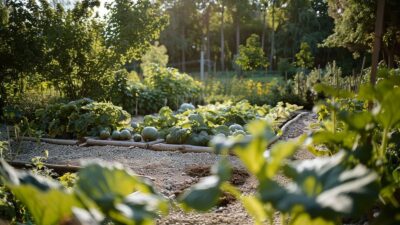Utiliser des tuteurs pour des courgettes plus saines : conseils de permaculture