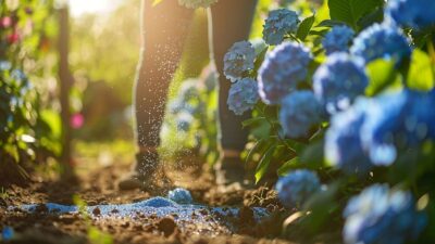 Le secret des pépiniéristes pour des hortensias bleus durables : un ingrédient spécial dans la terre