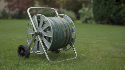 Les bénéfices d’un dévidoir gardena métal sur roues 100 pour un jardin bien entretenu sans effort
