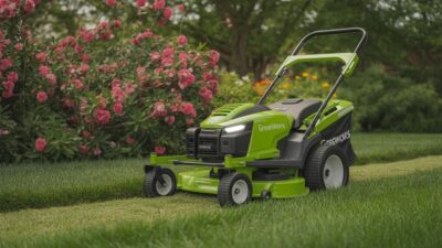 Les points forts et limites de la tondeuse greenworks 40v g40lm35k2 face aux besoins des pelouses moyennes